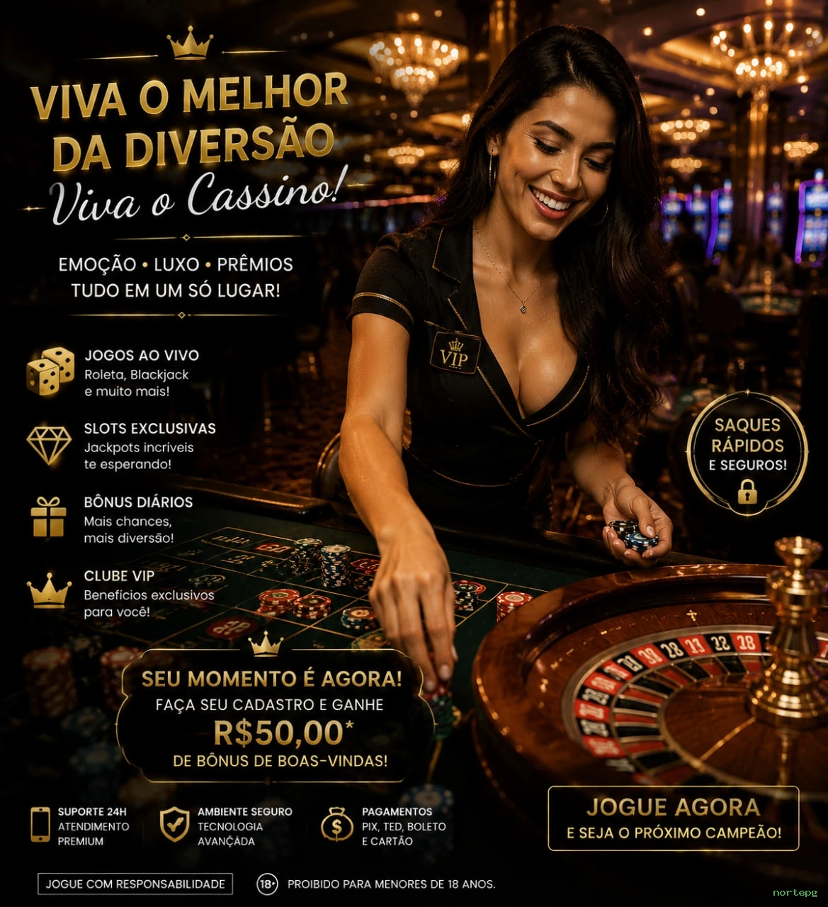 Cashback VIP nortepg - reembolso semanal